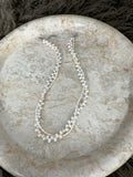 Double Strand Twisted Pearl Necklace