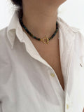 Indian Agate Spectrum Necklace: