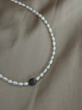 Pearl & Labradorite Necklace