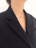 Pearl & Labradorite Necklace