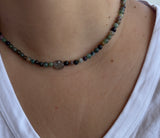 Athens - Jasper & Amethyst Necklace
