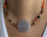 Full Moon Necklace - Jade, Amethyst & Jasper