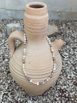 Perla - Pearl & Amethyst Necklace