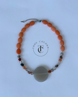 Full Moon Necklace - Jade, Amethyst & Jasper