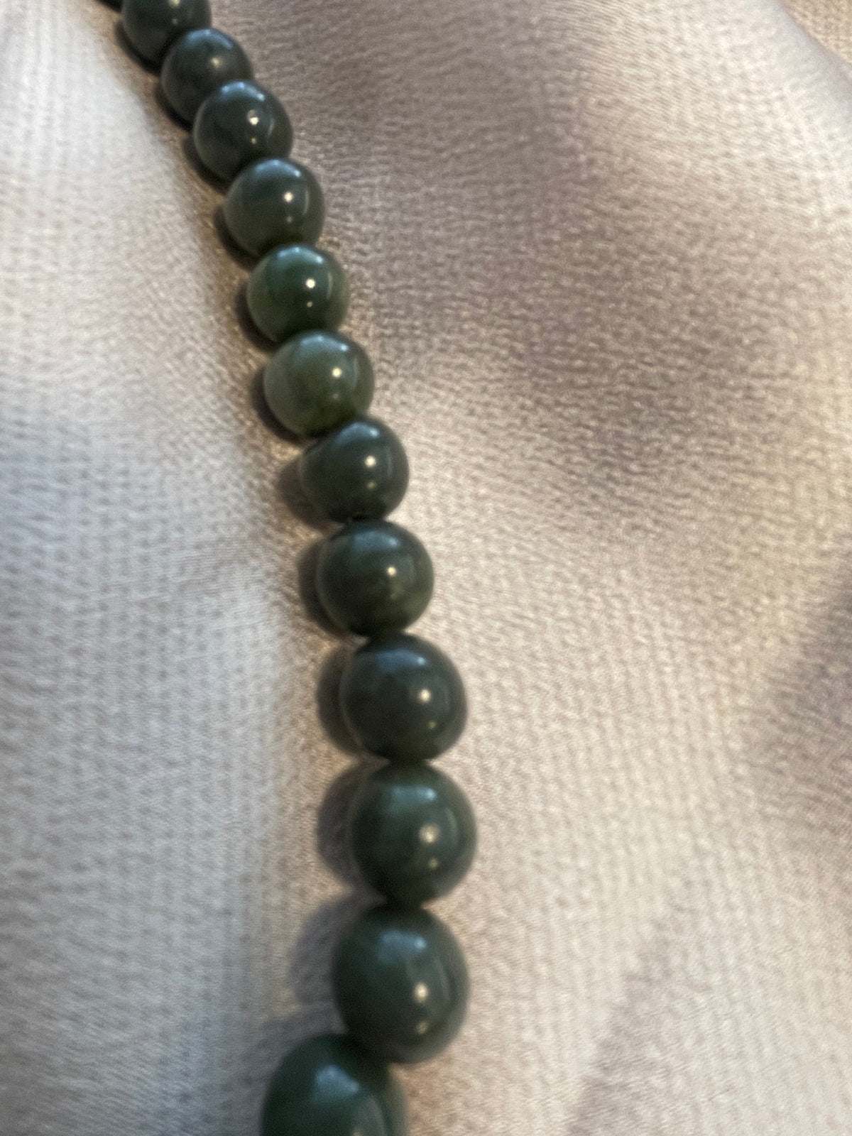 Serpentine & Indian Agate Graduated Necklace